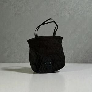 Victoria’s Secret Quilted Black Tote Handbag